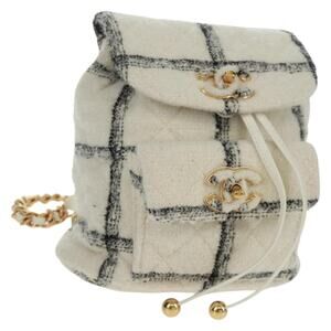 Chanel Tweed Backpack